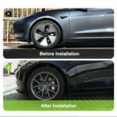 Model 3/Y AMG-stil hjulnavkapsler Aero navkapsel for Tesla (4 stk)